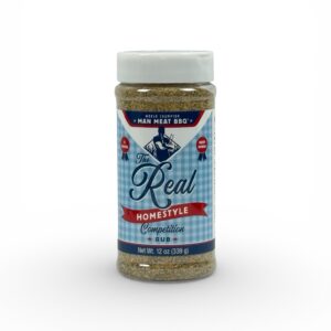 Man Meat BBQ Homestyle: World Championship Quality Blend - Salt, Pepper, Garlic - Strong and Subtle